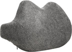 SUTERA Low Back Pillow - Proper Posture Lumbar Support Pillow for Office Chair or Car Seat for Back Support, Superior Memory Foam Cushion for Back Pain Relief from Sitting (18.3x11.3x6.9 inches)
