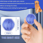 Pet Hair Remover for Laundry(12 PCS) - Washing Machine Hair Collector & Pet Hair Removal Tool, Cat Dog Hair Collector for Washer, Reusable Lint Trap for Front Load & Top Load Washers (Blue) (12)