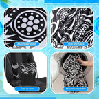 2 Pack Car Seat Towel Covers with Storage Bag 63 x 32 Inch Athletic Running Towel Seat Sweat Washable Non Slip Cover Gift for Car Outdoor Sport Activities (Paisley)