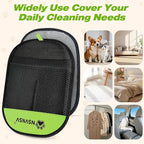 2PCS Pet Hair Remover Gloves, Versatile Grooming Gloves for Washing, Pet Gadgets, Magic Brush Pet Hair Removal Tool, Deshedding, Grooming, Ease of Cleaning, Green