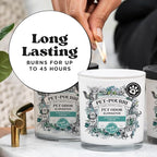 Pet-Pourri Pawsitively Fresh Pet Odor Deodorizer Candle, Burns Up to 45 Hours, Aromatherapy & Air Freshener with Essential Oils, Plant Based Ingredients & Wax, Vet Approved, Jasmine Pear Scent