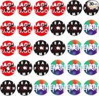 Frienda 30 Pcs Record Player Car Air Freshener Vent Clip Refills Turntable Fragrance Diffuser Aromatherapy Tablets Replacement Pads Retro Style Automotive Perfume Outlet Purifiers for Music Lover Gift