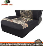 Mossy Oak High Back Camo Seat Covers, Airbag Compatible, Large Size to Fit Truck Seats - Made with Cotton & Suede Fabric - Official Licensed Product