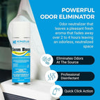 Kinzua Environmental Germ Boss Strong Odor Eliminator, Fast-Acting Cleaning & Deodorizing Fogger, Mold Bomb Fogger for Smell Control with Fresh Scent, Covers Up to 1,000 cu ft, 6 oz, Pack of 3