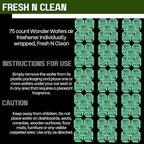 Wonder Wafers 75 count Air Fresheners Individually Wrapped, Fresh N Clean Fragrance