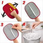 Pet Hair Removal Glove for Dogs and Cats, Electrostatic Magic Brush Tool for Furniture, Couch, Carpet, Car, Clothing, Reusable, Washable Lint Remover - 1 Pack