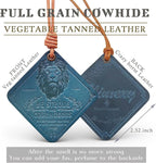 Leather Air freshener for Car Leather Car Scents Air Freshener Encouragement Gifts for Christian Men Be Strong and Courageous Lion Christian Gifts for Men Unique