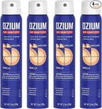 Ozium 3.5 Oz. Air Sanitizer & Odor Eliminator for Homes, Cars, Offices and More, Vanilla Scent, 4 Pack