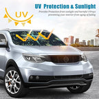 Dragonfly Car Windshield Sun Shade Foldable Sunshade Front Window Cover Sun Visor Protector Accessories (59x27.5 inches)