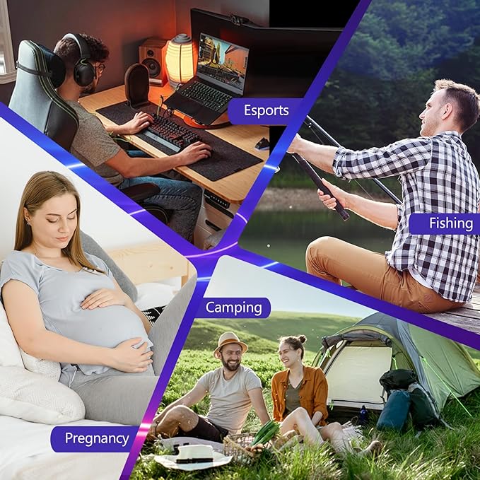 SUNFICON Air Cushion Inflatable Chair Air Seat Cushion Car Portable Breathable Comfort Cushion Office Wheelchair Pad Orthopedics Pain Pressure Relief Cushion Camping Seat Mat 18 x 16 x1 in Black
