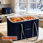modscape Large Heavy Duty Insulated Grocery Bags–Delivery Bags with Hard Bottom Food Transport,Thermal Bags for Cold and hot Food, Collapsible Cooler for Shopping & Travel, Camping & Beach