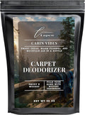 Lapew Cabin Vibes Carpet Deodorizer Powder - Pet Safe Freshener for Vacuuming | Scented Odor Eliminator for Home | 36 oz