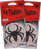 Elektroplate MetalHead Lightning Bolt Spider Automotive Air Fresheners for Vehicles | New Car Scent (6-Pack) | Made in the USA
