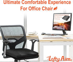 Car Seat Cushion, Comfort Memory Foam Car Cushions for Driving - Sciatica & Lower Back Pain Relief, Driver Seat Pillow for Auto, Office Chair, Wheelchair - 4D Mesh Black