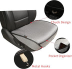 Auto Newer Breathable Universal Four Seasons Car Seat Covers，Luxury Car Seat Cushion ，Protectors for Front Seat Bottoms,Compatible with 95% Vehicles， Fit for Cars Truck SUV Sedan (Grey,1PC)