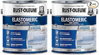 Rust-Oleum 710 Elastomeric Roof Coating, Gallon, White, 2 Pack
