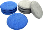8-Pack 5" Microfiber Wax Applicator Pads & Professional Car Wax Applicator, Foam Polishing Pads for Car Fine Polishing & Cleaning