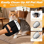 Pet Hair Remover Glove, Electrostatic Pet Hair Remover Glove for Cats Dogs, Reusable Magic Brush Pet Hair Remover for Bed, Clothing, Couch, Carpet, Car Seat