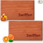 2 Pcs Wood Car Air Freshener Starter Refill Kit Car Odor Eliminator, Scent Deodorizer Vehicle Scent Diffuser for Cabin, Truck & Suv Visor Clip, No Clip Included (Amber, Grove)