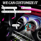 Personalized Customized Photo Car Air Freshener，Double Sided Customized Car Fresheners，Custom Air Fresheners With Picture for Boyfriend、Dad、Mom、Music Lovers.(6pcs beach)