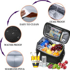 TuErcao Insulated Cooler Bag 6/24 Can Collapsible Leakproof Soft Sided Cooler for Car, Portable Foldable Small Ice Chest for Beach Camping Picnic Travel, 5/15qt Lunch Box for Men Work