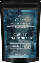 Lapew Frosted Forest Carpet Deodorizer Powder - Pet Safe Freshener for Vacuuming | Scented Odor Eliminator for Home | 16 oz