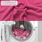 Car Seat Towel Cover, Universal Front Seat Protector for Cars, SUVs and Trucks, Sweat Towel Car Seat Cover for Gym, Yoga, Swimming, Pets and Family Travel, Dark Pink, 2 Pack