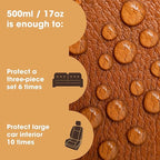 Furniture Clinic Leather Protection Cream | 2-in-1 Leather Conditioner & Waterproofing Protector for Furniture, Shoes, Car Seats & More | Prevent Stains While Nourishing | 8.5oz/ 250ml