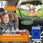 Car Window Shade for Baby with Certified UV-Protection 2 Pack - 20"x12"