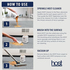 HOST® Dry Extraction Cleaner - Natural, Non-Toxic, Biodegradable Cleaning Compound for Carpets, Grouted Tile, and Textured Floors - Low Moisture Formula, Safe for People & Pets, 2.5 lb Shaker Jar