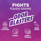 ARM & HAMMER Odor Blasters In-Wash Laundry Scent Booster, Eliminates Tough Odors, Fresh Burst Scent, 24 oz Bottle