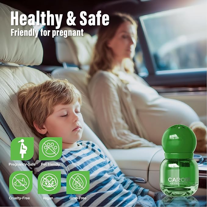 Cute Car Air Freshener 2 Pack, Lightbulb-Shaped Car Fresheners, Automotive Vent Clip, Long Lasting Scent, Essential Oils, Cute Car Accessories for Women, Gardenia Scent