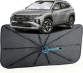 Car Windshield Sun Shade for Hyundai Tucson 2022-2026 –[Reflective Coated Fabric] Sunshade Umbrella for Front Window, Car Shades Sun Visor Keep Car Cool and Protects Interior, 1:1 Exact Fit