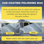 2PCS Titanium Ceramic Wax Cream, Strong Protection Car Coating Polishing Wax, Auto Car Scratch Repair Remover Paste, Polish Vehicle Paint Care, Lasting Protection Mild Formula Polish With Sponge