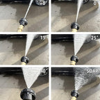 JOEJET Pressure Washer Nozzle Tips, 6-in-1 Quick Changeover, Adjustable Pressure Washer Nozzle with 1/4 Inch Quick Connect, 4000 PSI