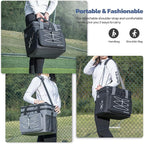 Maelstrom Portable Collapsible Soft Cooler Bag – 24/30/60 Cans Double-Deck Leakproof Ice Chest for Beach, Camping & Grocery