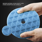 Polishing Pads, 5Pc 5 Inch 125mm Orbital Buffer Polisher Pads and 1Pc Microfiber Buffing Pads, Foam Polish Pad for Compounding, Polishing and Waxing, for 5''/125mm Backing Plate Car Polisher -TPP5MIX