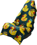 Sprints Athletic Running Towel, Full-Sized, Car Seat Cover - Performance Microfiber (Get Ducked)