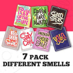 Funny Accessories for Car Interior Car Freshener Hanging Gift Rearview Pendant Air Fresheners Supplies 7 Pack