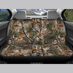 KEIAHUAN Camo Hunting Design Car Seat Covers Front Back Stretchy Vehicle Seat Covers Auto Front Bucket Seat Covers Rear Split Bench Seat Cushion Pads Fits Most SUV,Sedan,Truck,Minivan