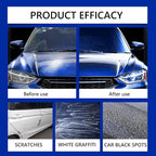Quick Effect Coating Agent, Car Coating Spray, 17.6 OZ Polish Spray Waterless Wash Wax, Spray Wax Polish for Car Scratches(1PC+Sponge+Cloth) (1 PCS)