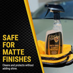 McKee's 37 - Matte Finish Care Kit - Matte Car Wash Soap Kit w/ Auto Wash, Cleaner & Protectant, 3 Microfiber Towels & Wash Mitt
