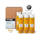 Coastwide Professional Citrus Blast Dry Air Freshener, 10 oz Cans, 6/Carton — Long‑Lasting Commercial Deodorizing Spray for Offices, Restrooms & Breakrooms