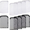 20 Pieces Aquarium Filter Bags Fish Tank Media Mesh Filter Bags Net Bag with Zipper for Charcoal Pelletized Remove Activated Carbon, Biospheres, Ceramic Rings