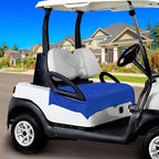 Golf Cart Seat Covers, Breathable Golf Seat Towel Blanket, Keeps Seats Dry & Comfortable in All Weather, Universal 51"x30" for EZGO, Yamaha, Club Car and More 2/4-seats Cart, Solid Dark Blue