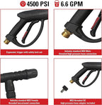 Simpson Cleaning Universal Pressure Washer Gun with Side Assist Handle for Cold Water Machines Use up to 4500 PSI