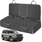 Dog Car Seat Cover Compatible with 2021-2025 Ford Bronco Sport, Waterproof Pet Bench Seat Cover for Back Seat, 600D Heavy Duty Scratch Proof Nonslip Truck Seat Covers for Dogs