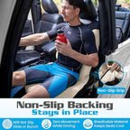 HAPPEGEAR Happeseat Waterproof Car Seat Cover & Protector – Universal Fit Car Seat Towel Cover – Non-Slip Backing, Easy Install & Storage, Machine Washable, Fits Front & Back, Sand