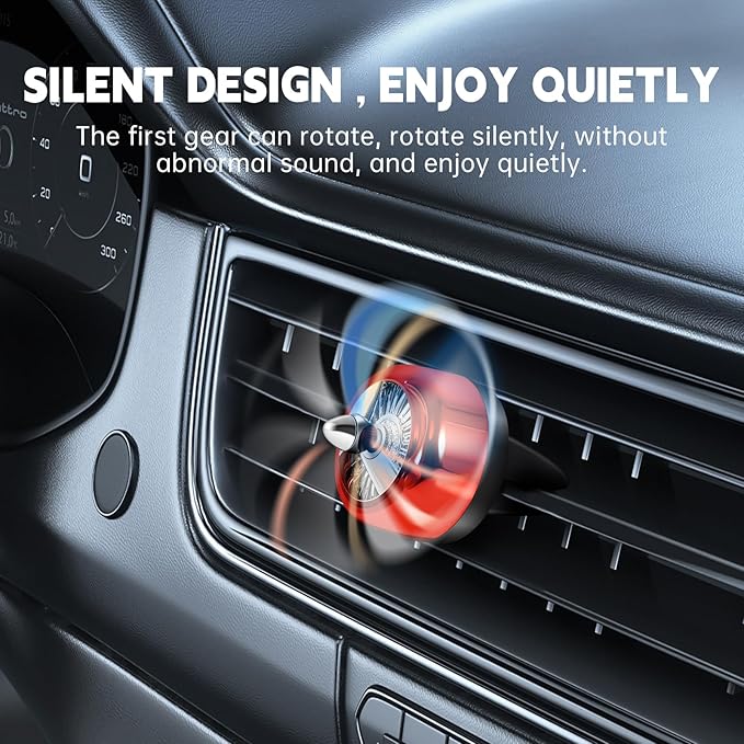 Generic AF2 Car Air Freshener Vent Clip Unstoppables Fresh Scent, Car Care, 2.81 oz Car Vent Clip,1 Ocean and 1 Musk, Silent rotation, Silver Noble and elegant., Suitable for men and women.