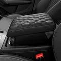 Car Center Console Cover/pad PU Leather,Universal Armrest mat, Adjust Driving Posture Cushion,Protector Box,Memory Foam,Relieves Shoulder/arm Fatigue,Boosting Driving Safety